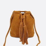 Sac bourse en daim de luxe | Nina Sac Camel