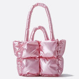 Sac Cabas Brillant | Nina Sac Rose pâle