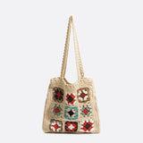 Sac Cabas Crocheté en Coton | Nina Sac Beige