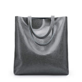 Sac Cabas Divine® en Cuir | Nina Sac Gris