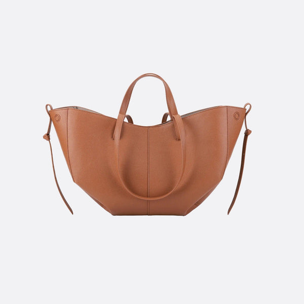 Sac cabas en cuir de luxe | Nina Sac Camel