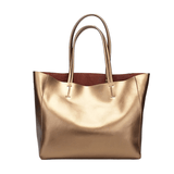 Sac cabas en cuir souple brillant | Nina Sac