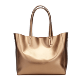 Sac cabas en cuir souple brillant | Nina Sac Doré