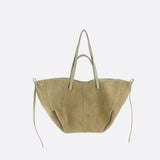 Sac cabas en daim - Luxe et tendance | Nina Sac Beige