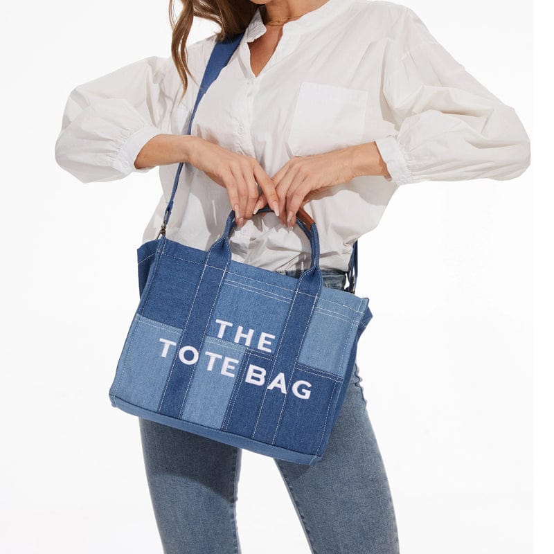 Sac cabas en jean Tote Bag | Nina Sac