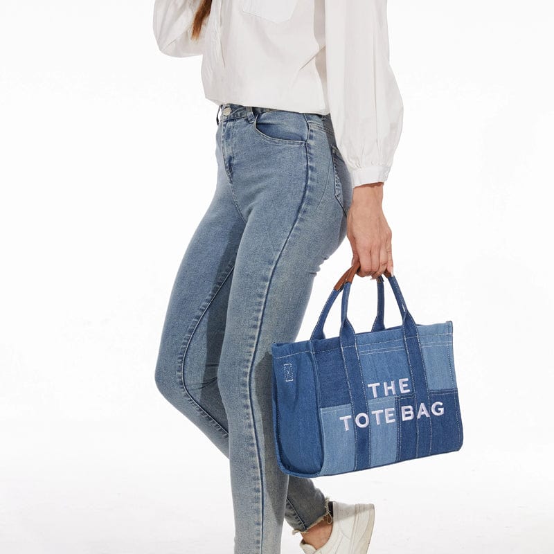 Sac cabas en jean Tote Bag | Nina Sac