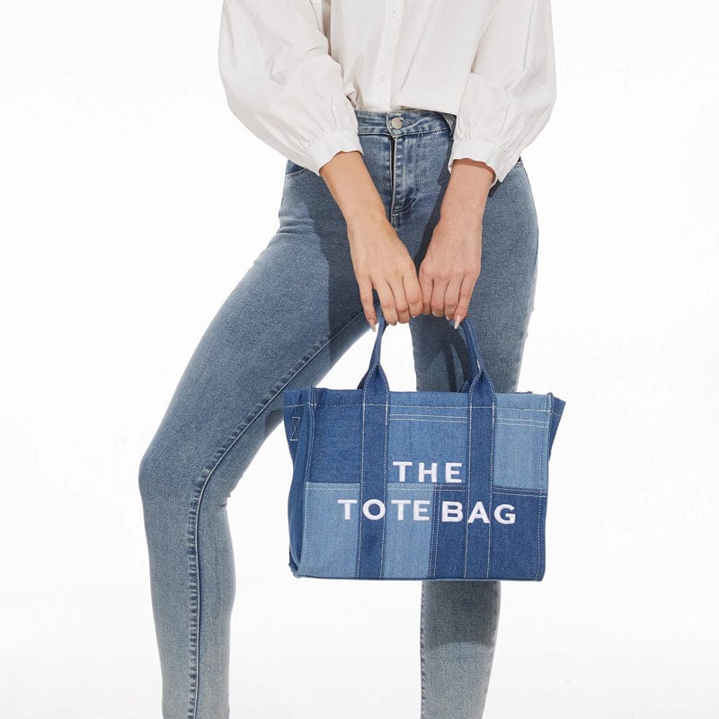 Sac cabas en jean Tote Bag | Nina Sac