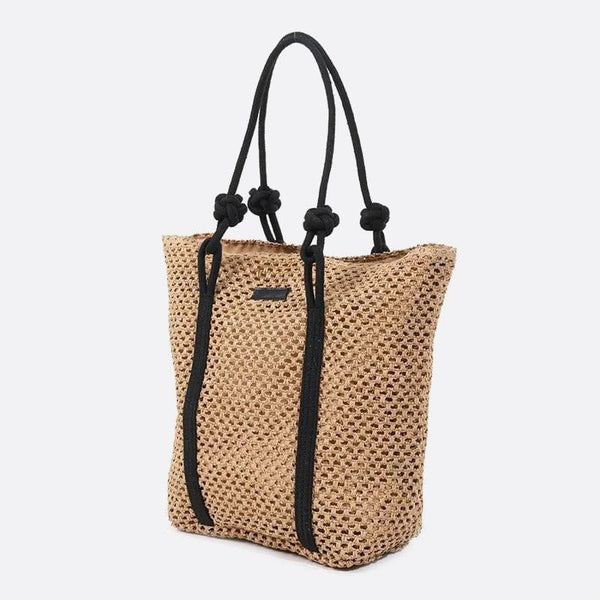 Sac Cabas en Paille Tressée Extra-Large | Nina Sac