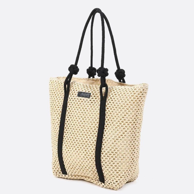 Sac Cabas en Paille Tressée Extra-Large | Nina Sac