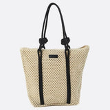 Sac Cabas en Paille Tressée Extra-Large | Nina Sac Blanc