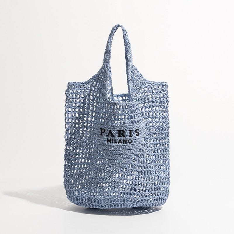 Sac Cabas en Raphia Tresséa - L'Élégance Naturelle | Nina Sac Bleu