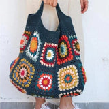 Sac Cabas Femme Crochet Chic "Colorful" | Nina Sac Bleu