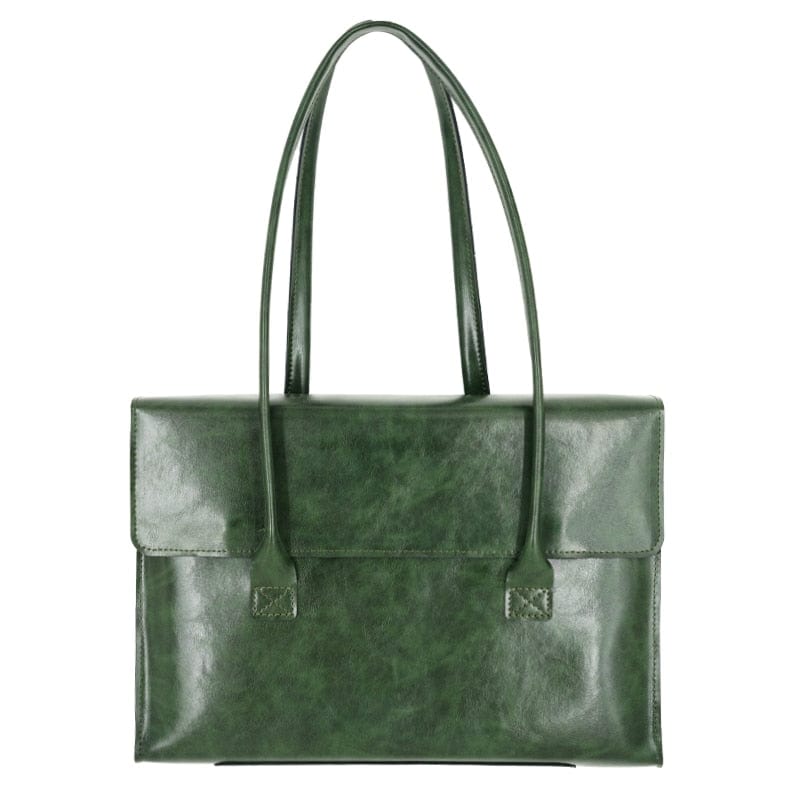 Sac Cabas Femme Élégant pour Ordinateur Portable. | Nina Sac Vert / 13 pouces