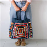 Sac Cabas Femme en Crochet Éthique | Nina Sac Bleu