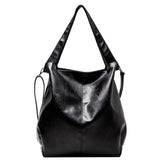 Sac Cabas Femme Vintage en Cuir - Style Élégant | Nina Sac Noir