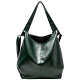 Sac Cabas Femme Vintage en Cuir - Style Élégant | Nina Sac Vert