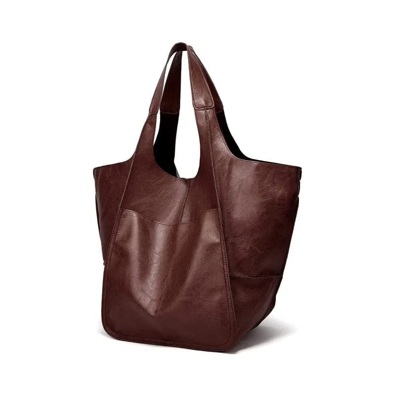 Sac cabas grande taille | Nina Sac Brun