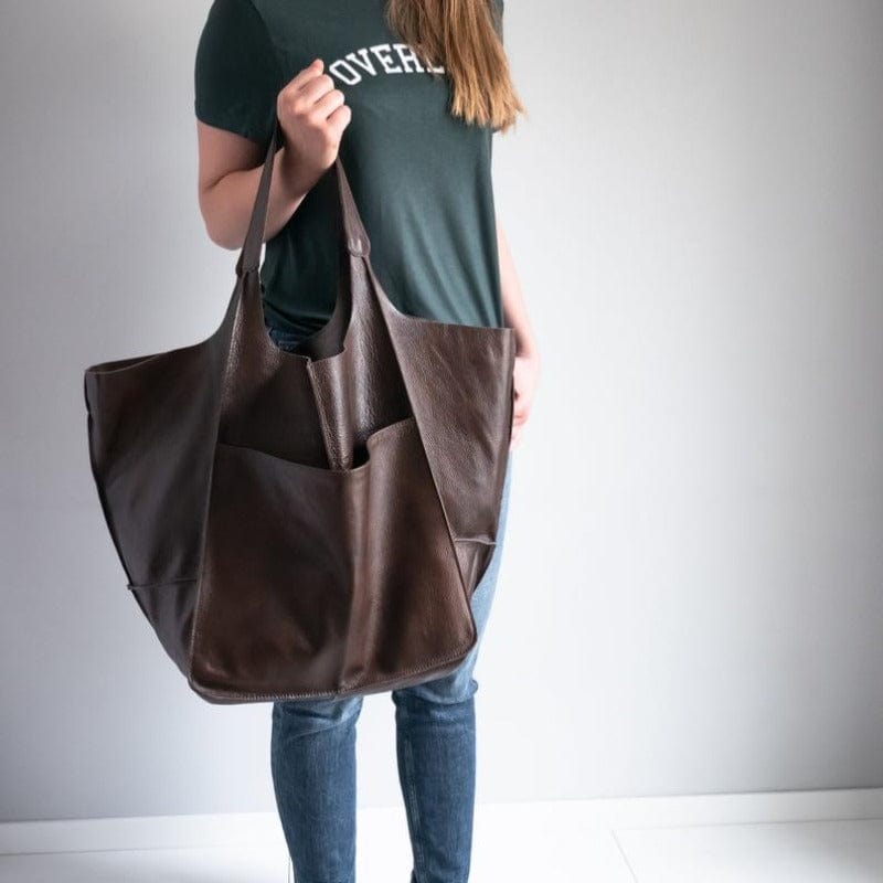 Sac Cabas Grandio Oversize | Nina Sac Café