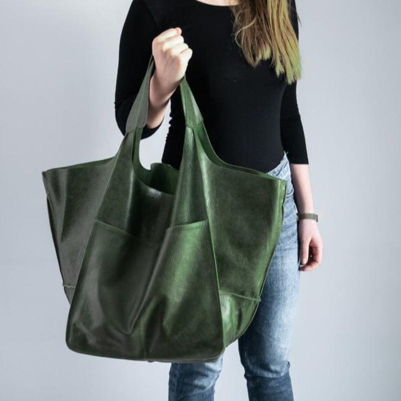 Sac Cabas Grandio Oversize | Nina Sac Vert