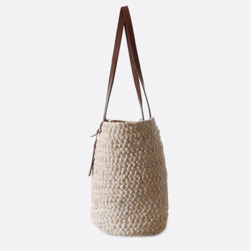 Sac Cabas Osier Blanc - Élégance Intemporelle | Nina Sac