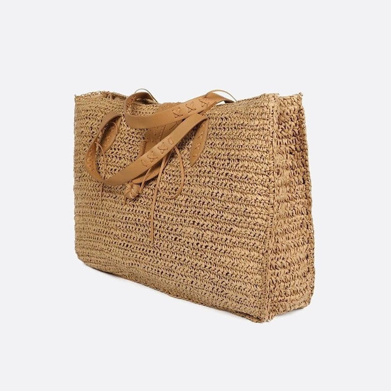 Sac Cabas Paille Signature | Nina Sac