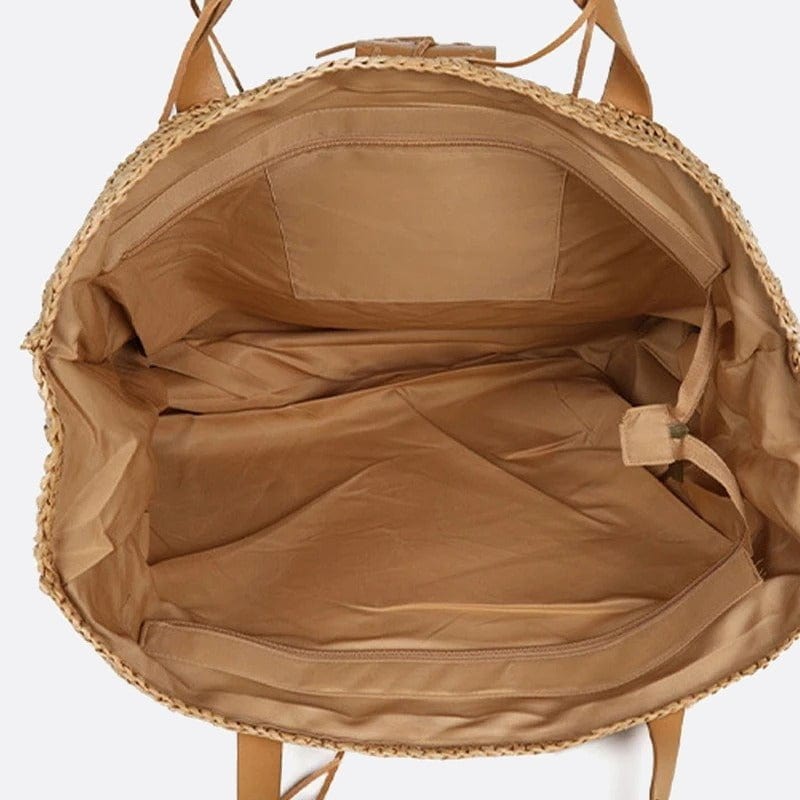 Sac Cabas Paille Signature | Nina Sac