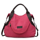 Sac Cabas Toile Multipoches Etudiante | Nina Sac Rose