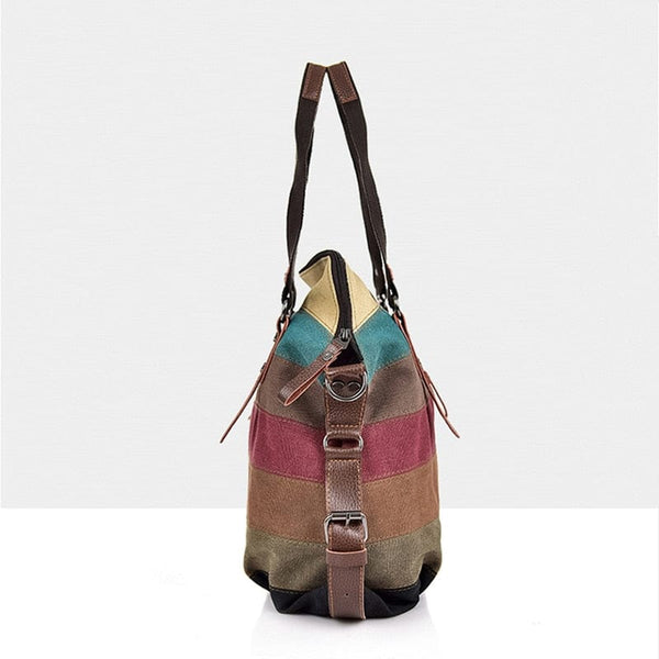 Sac Cabas Toile Sacoche Multifonction | Nina Sac