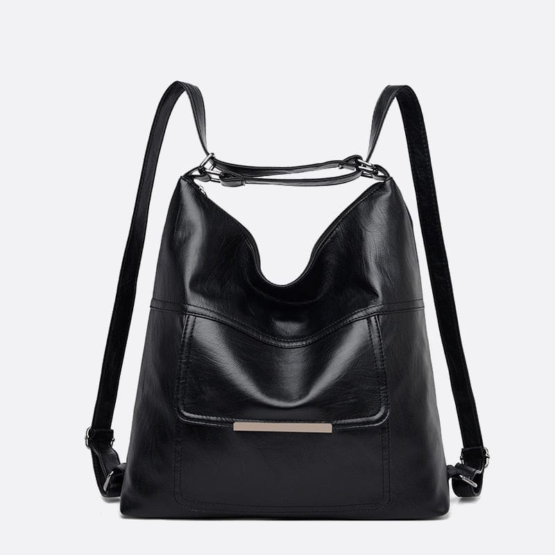 Sac Convertible Cuir : Épaule ➡️ Dos | Nina Sac