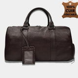 Sac cuir de Voyage | Sac voyager Brun (45cm)