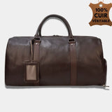 Sac cuir de Voyage | Sac voyager Brun (55cm)