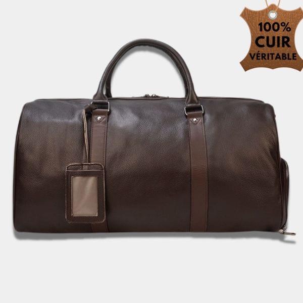 Sac cuir de Voyage | Sac voyager Brun (55cm)