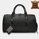 Sac cuir de Voyage | Sac voyager Noir (45cm)