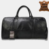 Sac cuir de Voyage | Sac voyager Noir (55cm)