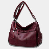 Sac cuir PU Bandoulière Femme | Sac Luna Rouge