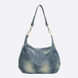 Sac d'Épaule en Denim Trendy | Nina Sac