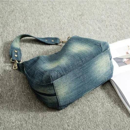 Sac d'Épaule en Denim Trendy | Nina Sac