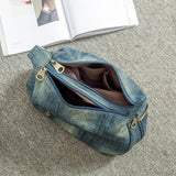 Sac d'Épaule en Denim Trendy | Nina Sac