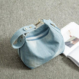 Sac d'Épaule en Denim Trendy | Nina Sac Bleu ciel