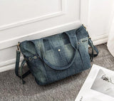 Sac d'Épaule en Jean - Style denim renouvelé | Nina Sac