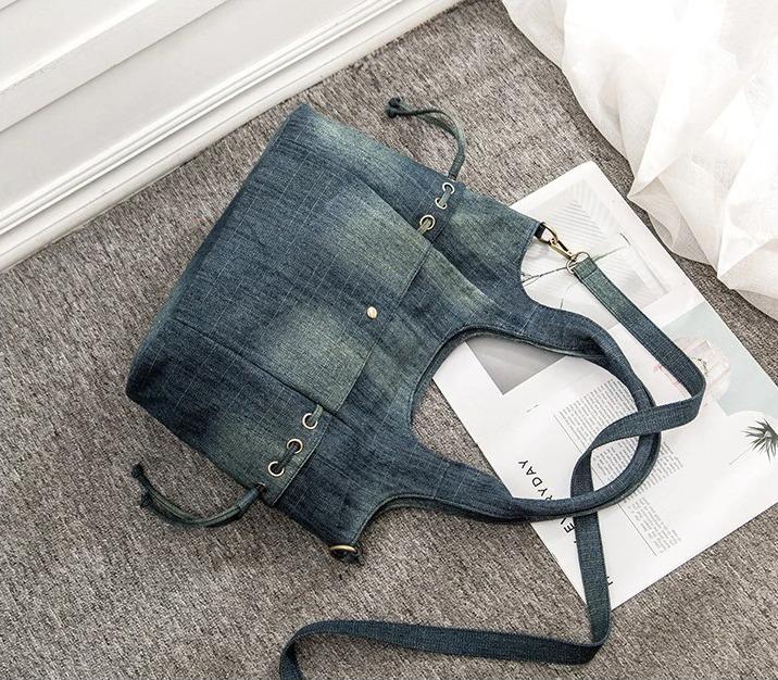 Sac d'Épaule en Jean - Style denim renouvelé | Nina Sac