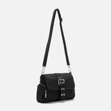 Sac d'Épaule en Nylon Noir - Élégance Urbaine | Nina Sac