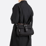 Sac d'Épaule en Nylon Noir - Élégance Urbaine | Nina Sac
