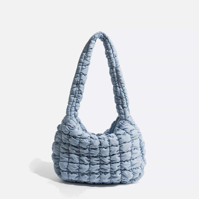 Sac d'Épaule Luxueux Matelassé | Nina Sac Bleu ciel