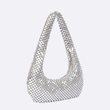 Sac d'épaule métallique pailleté | Nina Sac