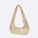 Sac d'épaule métallique pailleté | Nina Sac