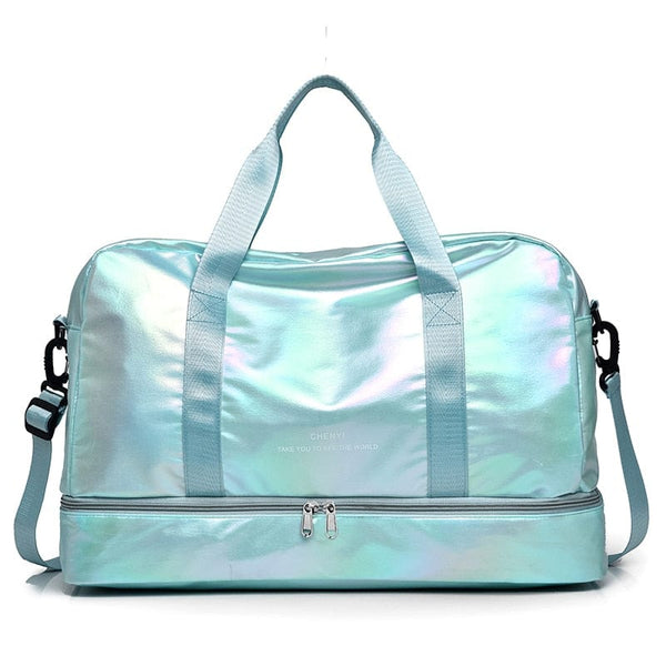 Sac de Voyage Brillant pour Femme | Nina Sac Bleu