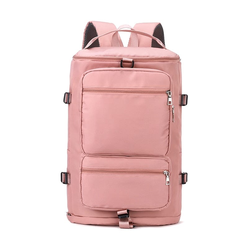 Sac de Voyage Femme à Dos Spacieux | Nina Sac Rose