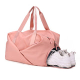 Sac de Voyage Femme avec Compartiments Chaussures | Nina Sac Rose