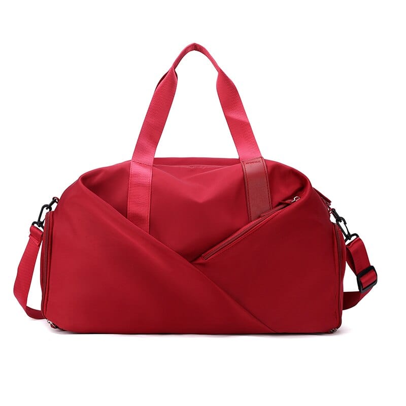 Sac de Voyage Femme avec Compartiments Chaussures | Nina Sac Rouge